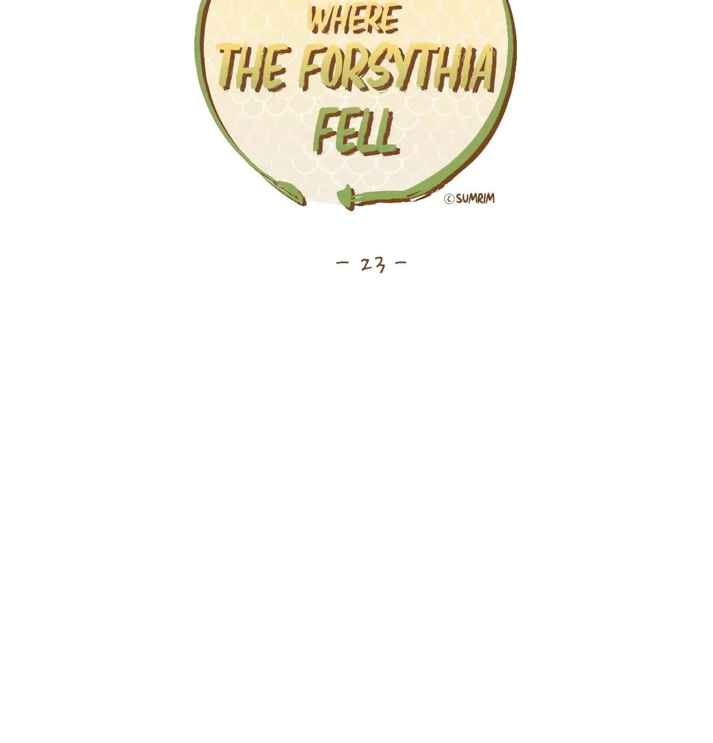 The Path Where the Forsythia Fell Chapter 23 page 58 - 