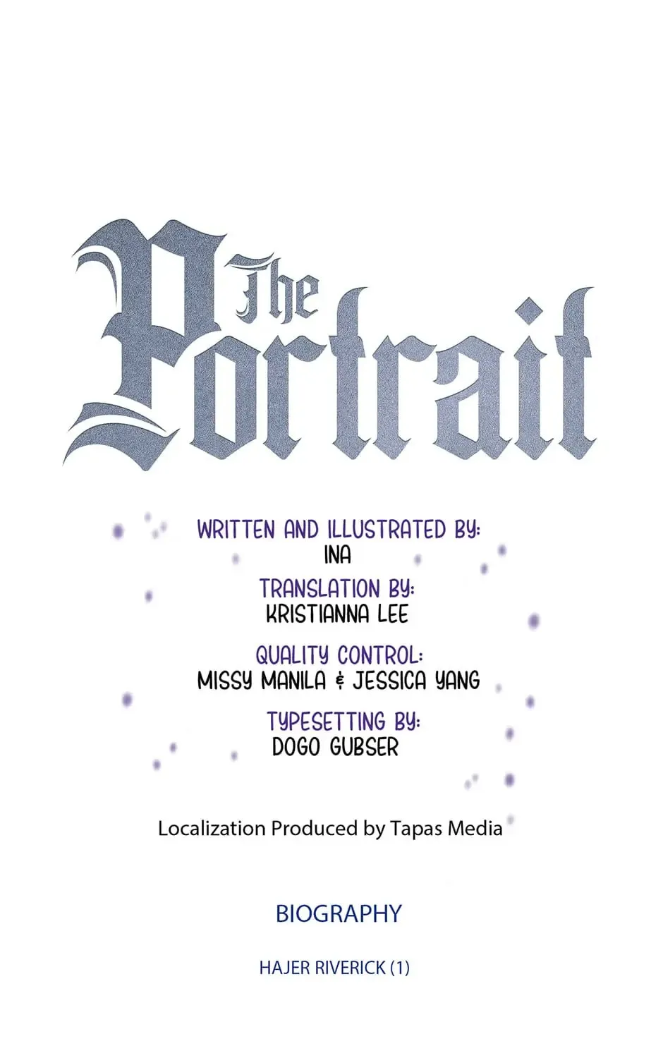 The Portrait Chapter 27 page 1 - 