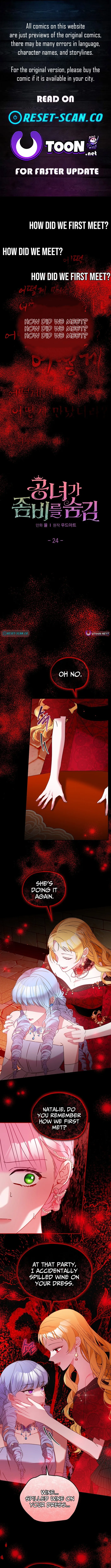 The Princess Hides Zombies Chapter 24 page 1 - 