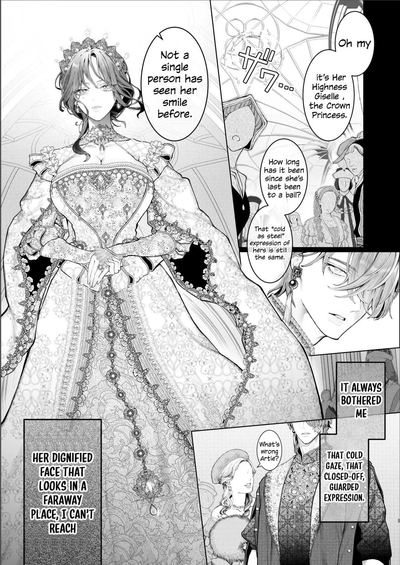 The Rake and the Once Crowned Princess Chapter 1 page 2 - 