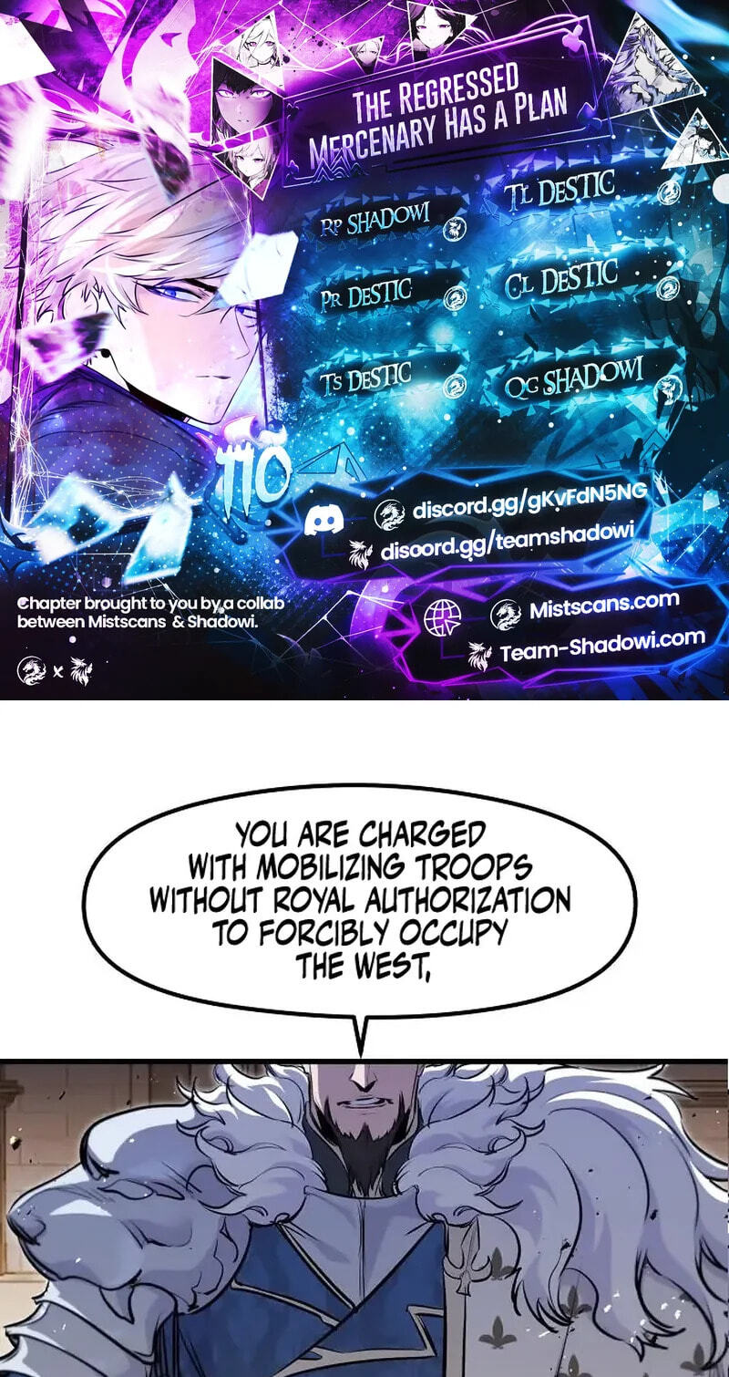 The Regressed Mercenary's Machinations Chapter 110 page 1 - 