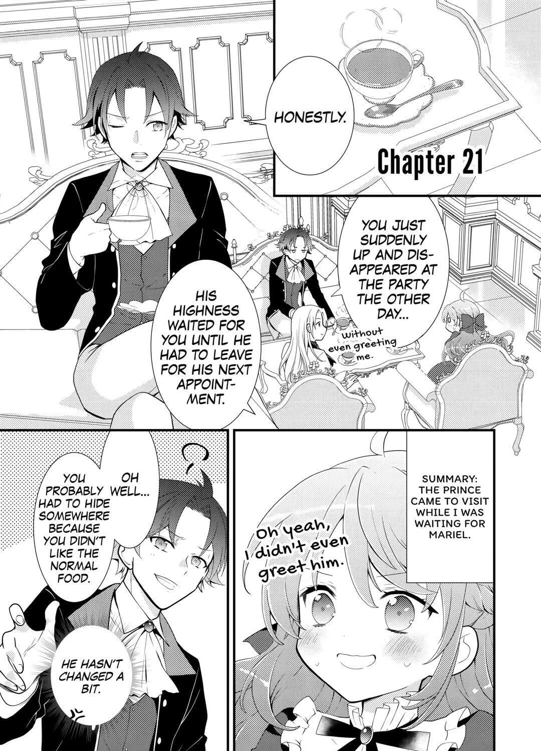 The Reincarnated Princess Craves Common People Food Chapter 21 page 1 - 