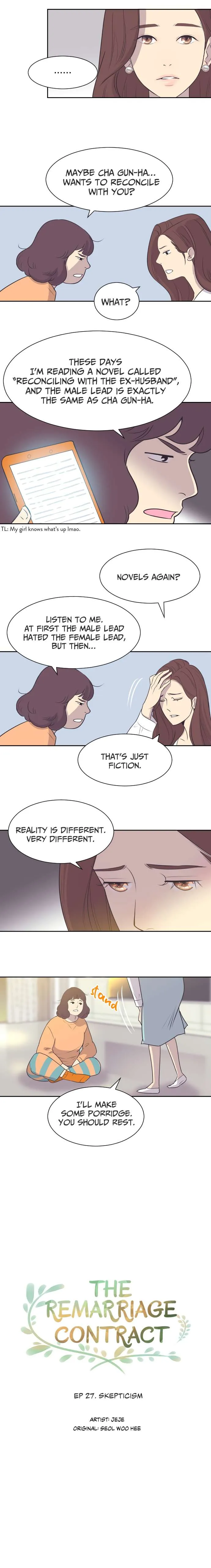 The Remarriage Contract Chapter 27 page 5 - 