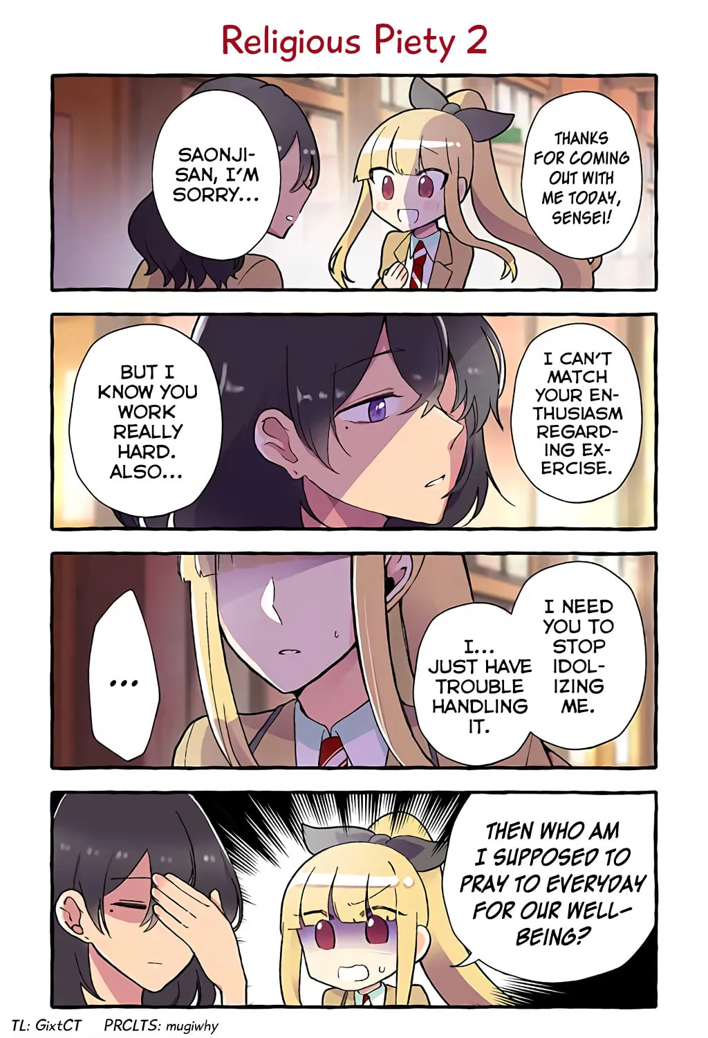 The Results of My Author/Classmate Discovering My Yuri Obsession Chapter 51 page 1 - 