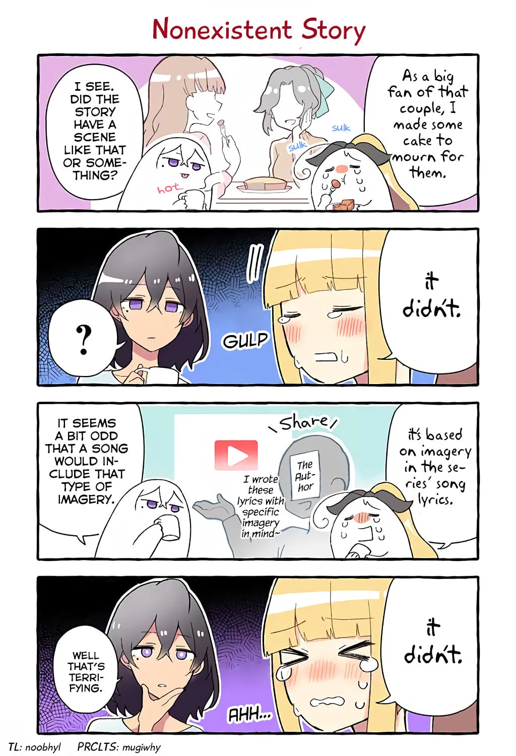 The Results of My Author/Classmate Discovering My Yuri Obsession Chapter 55 page 1 - 