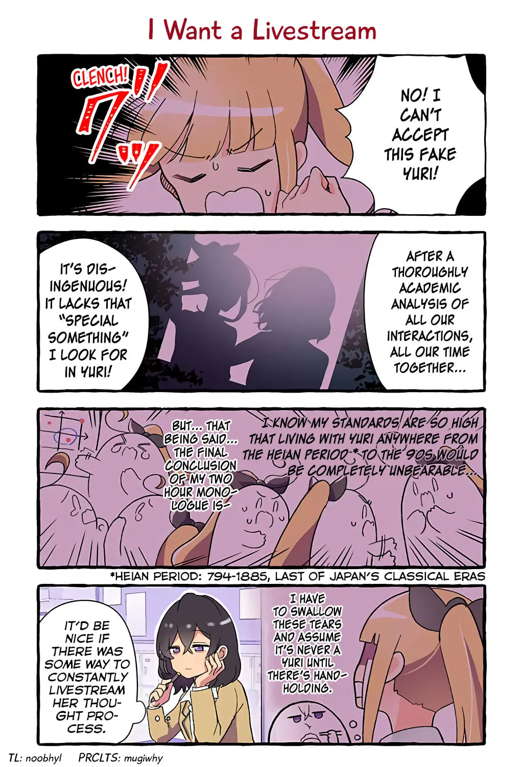 The Results of My Author/Classmate Discovering My Yuri Obsession Chapter 62 page 1 - 