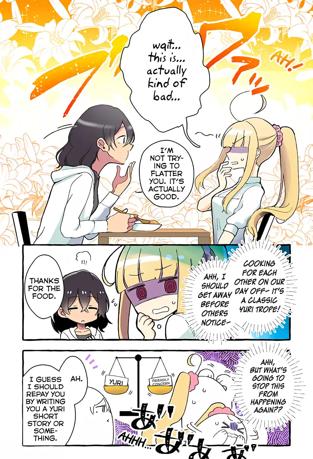 The Results of My Author/Classmate Discovering My Yuri Obsession Chapter 68 page 3 - 