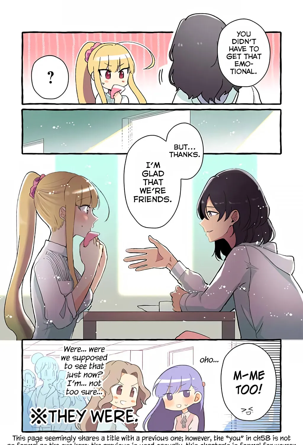 The Results of My Author/Classmate Discovering My Yuri Obsession Chapter 68 page 7 - 