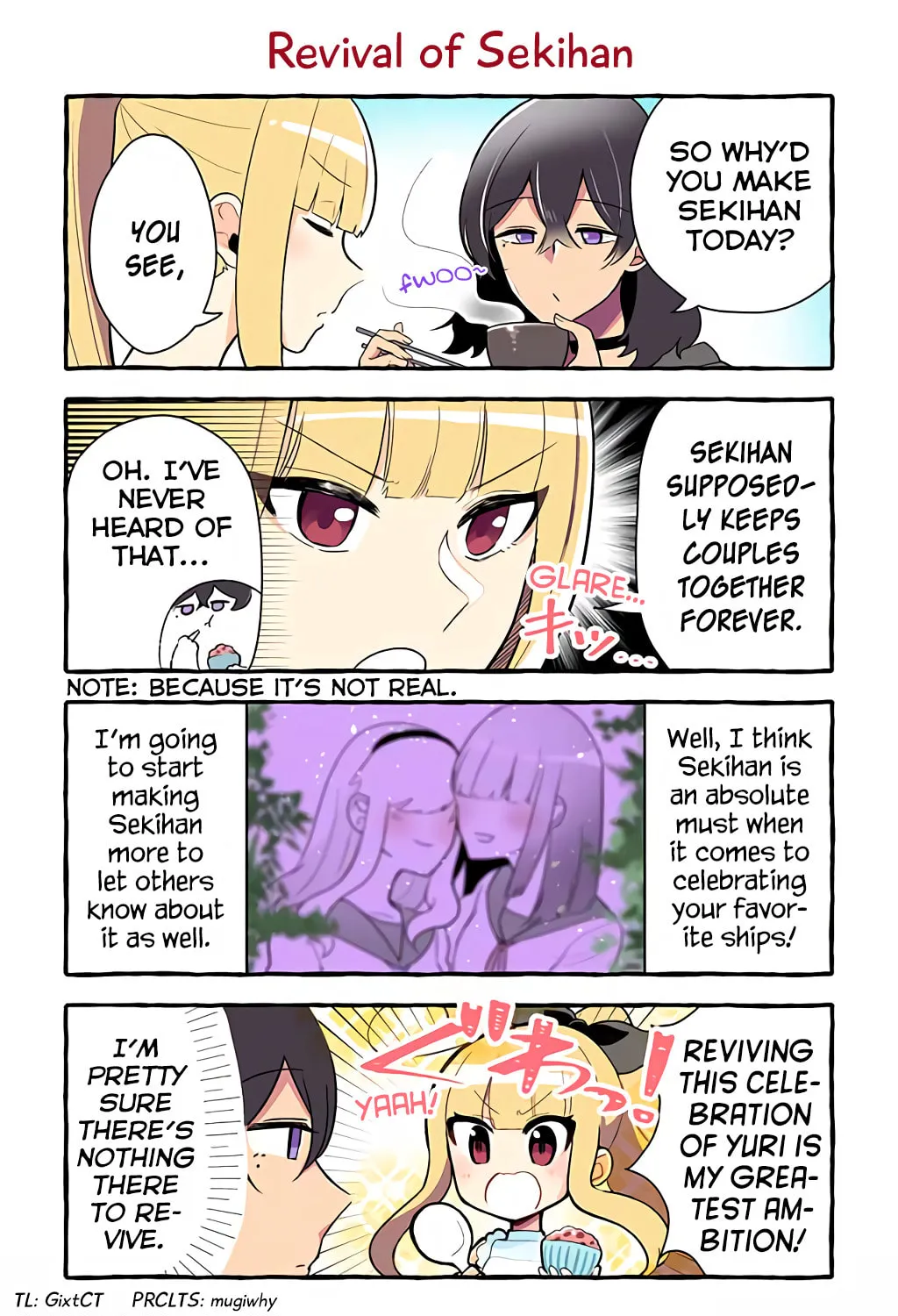 The Results of My Author/Classmate Discovering My Yuri Obsession Chapter 82 page 1 - 