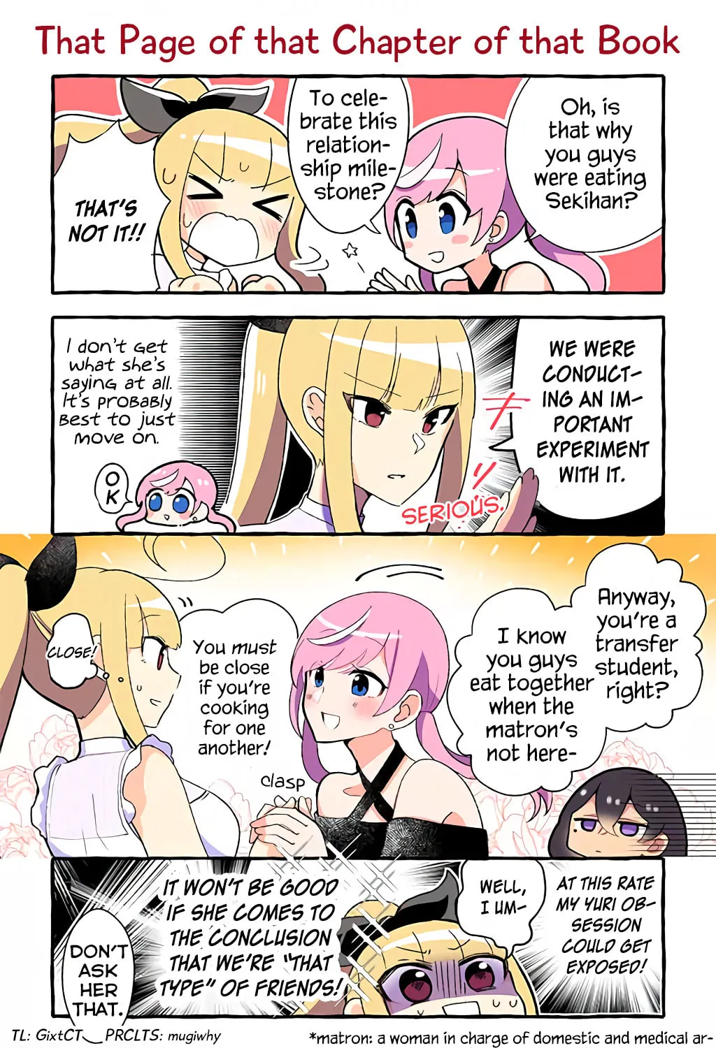 The Results of My Author/Classmate Discovering My Yuri Obsession Chapter 90 page 1 - 