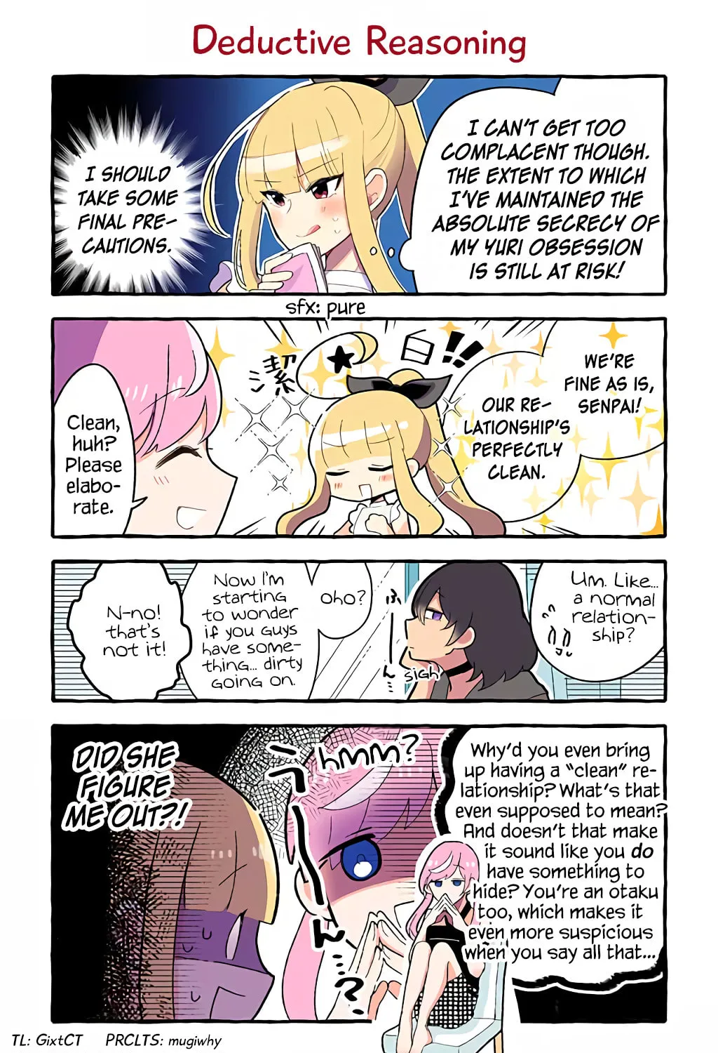 The Results of My Author/Classmate Discovering My Yuri Obsession Chapter 97 page 1 - 