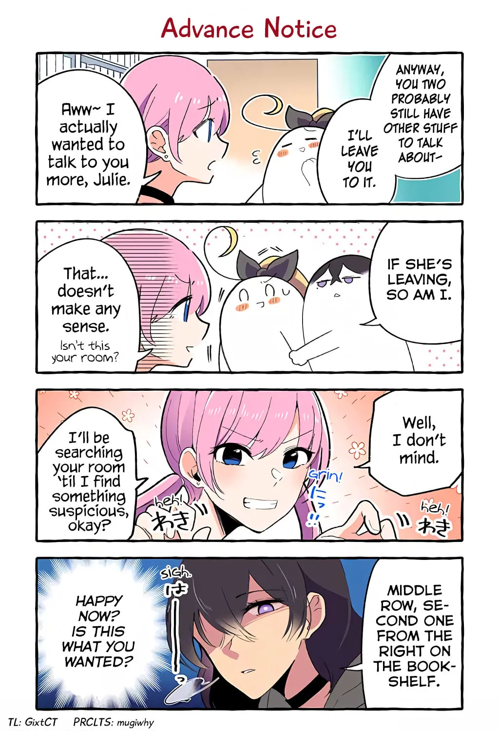 The Results of My Author/Classmate Discovering My Yuri Obsession Chapter 98 page 1 - 