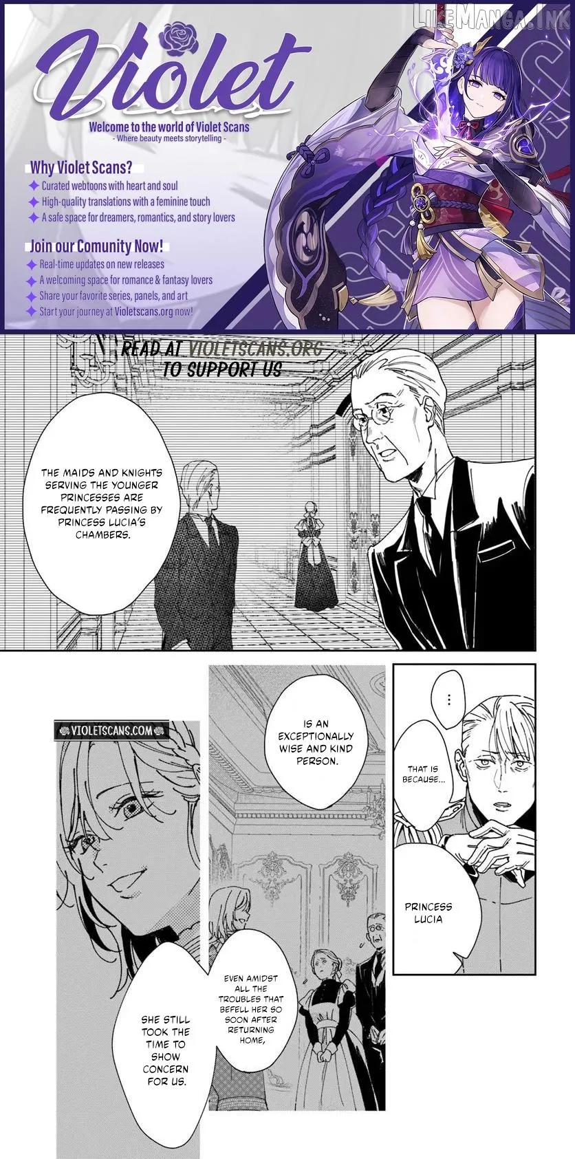 The Return of the First Princess Lucia Chapter 4.4 page 1 - 