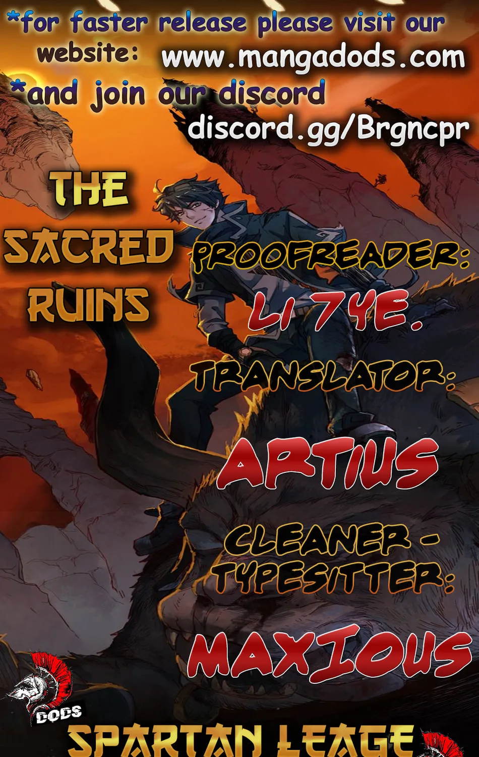 The Sacred Ruins (Colored) Chapter 7 page 1 - 