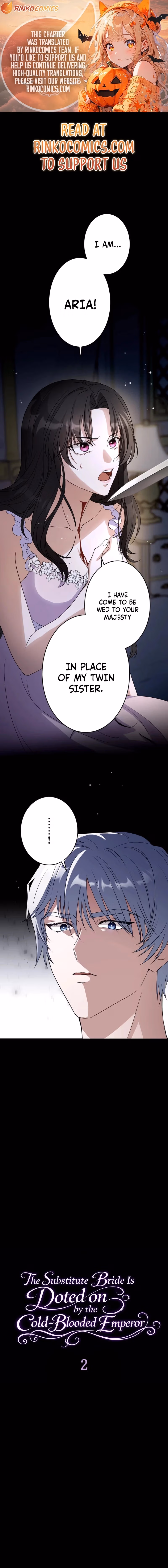The Substitute Is Doted on by the Cold-Hearted Majesty Chapter 2 page 1 - 