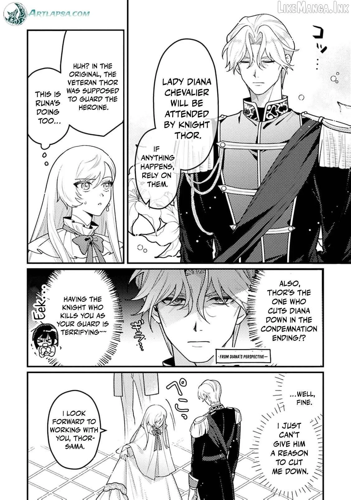 The Serious Villainess Wishes to Be Exiled from the Country Chapter 2 page 13 - 