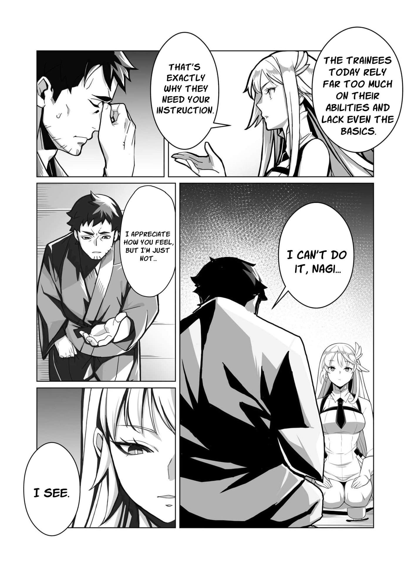 The Shadow Hero, an Old Man: In a World Where Superpowers Are Everything, a Powerless Old Man Is Doted On by His Beloved Disciple and Becomes a Hero from the Shadows Chapter 1 page 24 - 