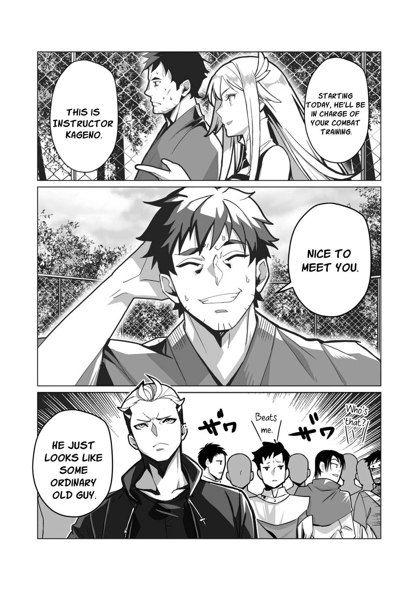 The Shadow Hero, an Old Man: In a World Where Superpowers Are Everything, a Powerless Old Man Is Doted On by His Beloved Disciple and Becomes a Hero from the Shadows Chapter 1 page 28 - 