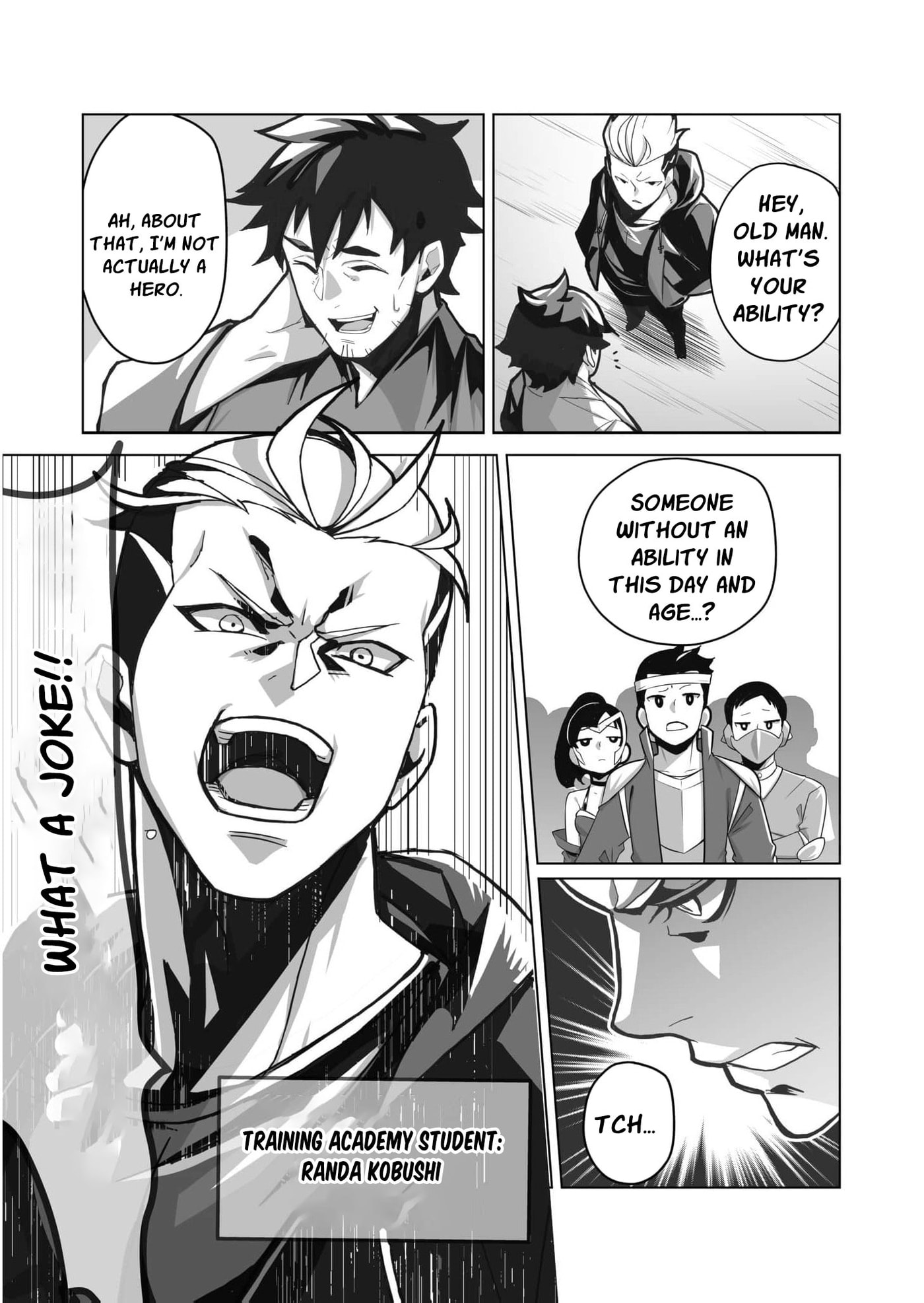 The Shadow Hero, an Old Man: In a World Where Superpowers Are Everything, a Powerless Old Man Is Doted On by His Beloved Disciple and Becomes a Hero from the Shadows Chapter 1 page 29 - 