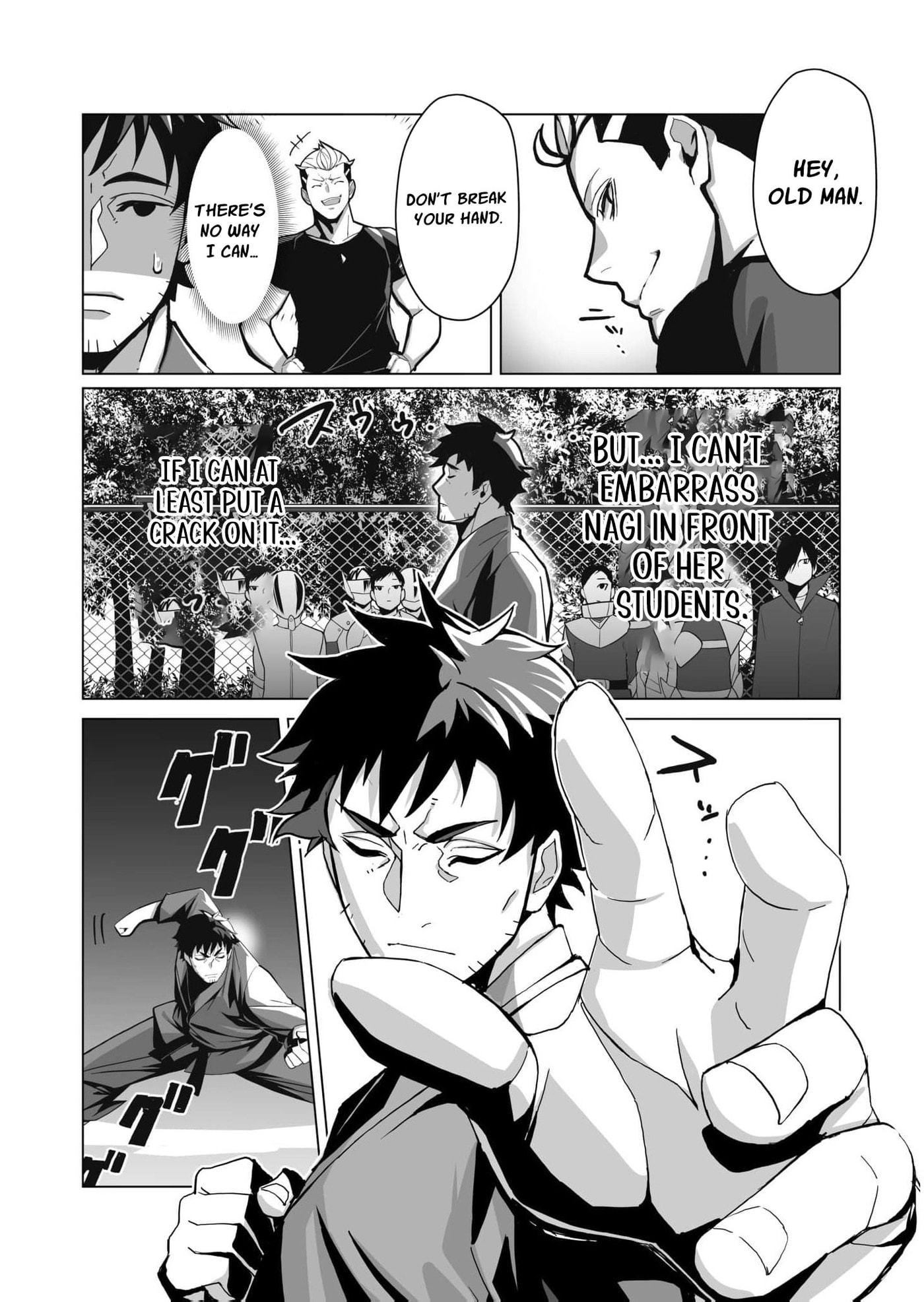 The Shadow Hero, an Old Man: In a World Where Superpowers Are Everything, a Powerless Old Man Is Doted On by His Beloved Disciple and Becomes a Hero from the Shadows Chapter 1 page 37 - 