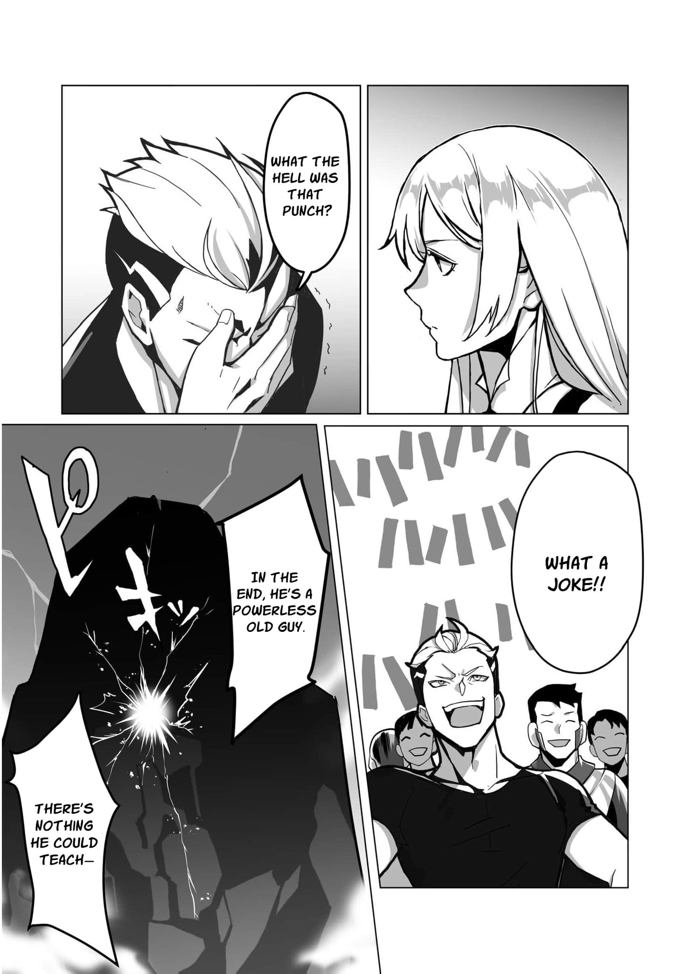 The Shadow Hero, an Old Man: In a World Where Superpowers Are Everything, a Powerless Old Man Is Doted On by His Beloved Disciple and Becomes a Hero from the Shadows Chapter 1 page 40 - 