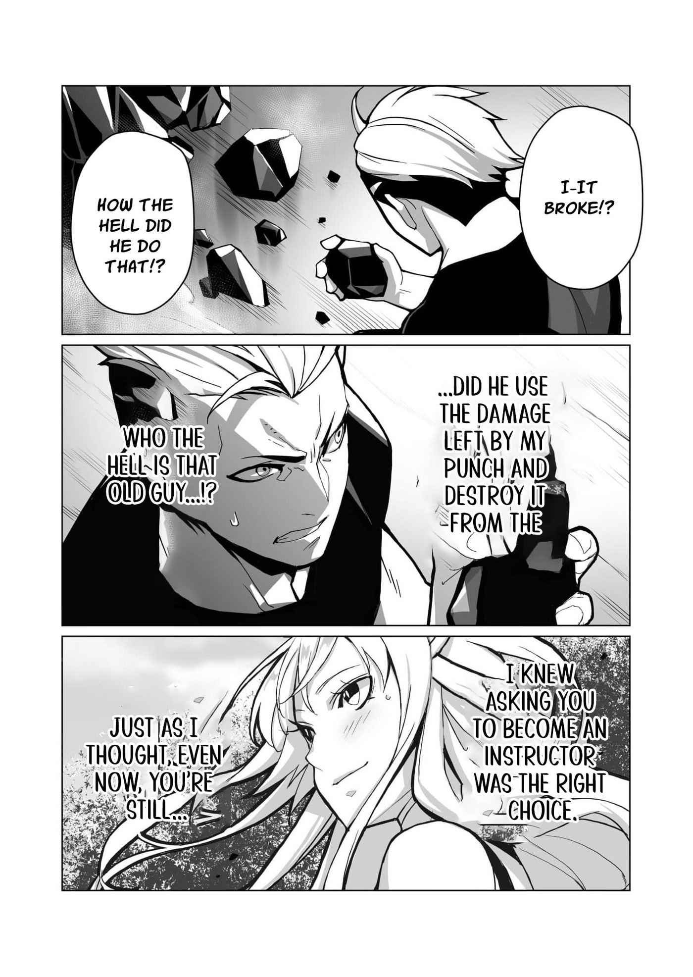 The Shadow Hero, an Old Man: In a World Where Superpowers Are Everything, a Powerless Old Man Is Doted On by His Beloved Disciple and Becomes a Hero from the Shadows Chapter 1 page 42 - 