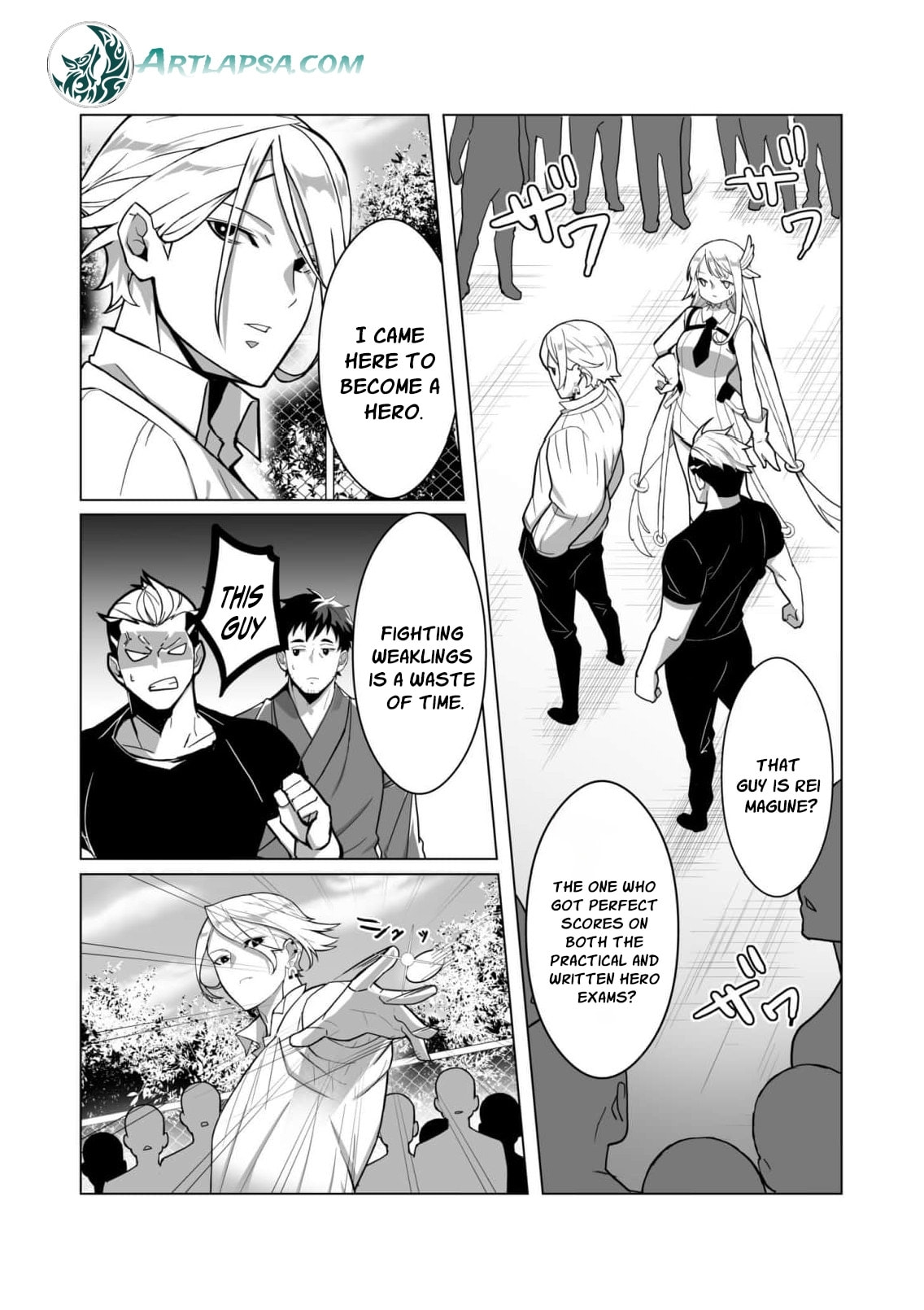 The Shadow Hero, an Old Man: In a World Where Superpowers Are Everything, a Powerless Old Man Is Doted On by His Beloved Disciple and Becomes a Hero from the Shadows Chapter 2 page 12 - 