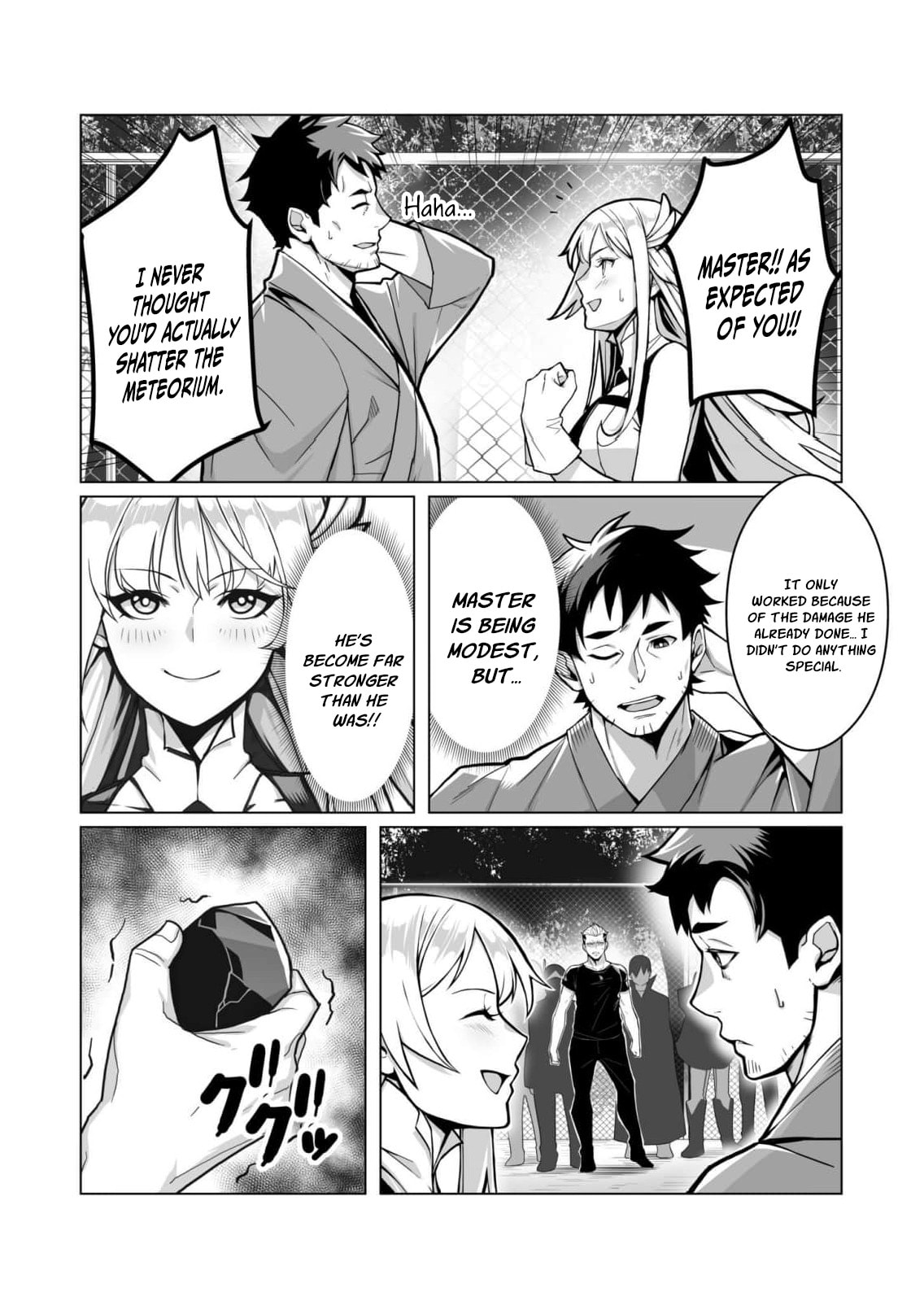 The Shadow Hero, an Old Man: In a World Where Superpowers Are Everything, a Powerless Old Man Is Doted On by His Beloved Disciple and Becomes a Hero from the Shadows Chapter 2 page 4 - 