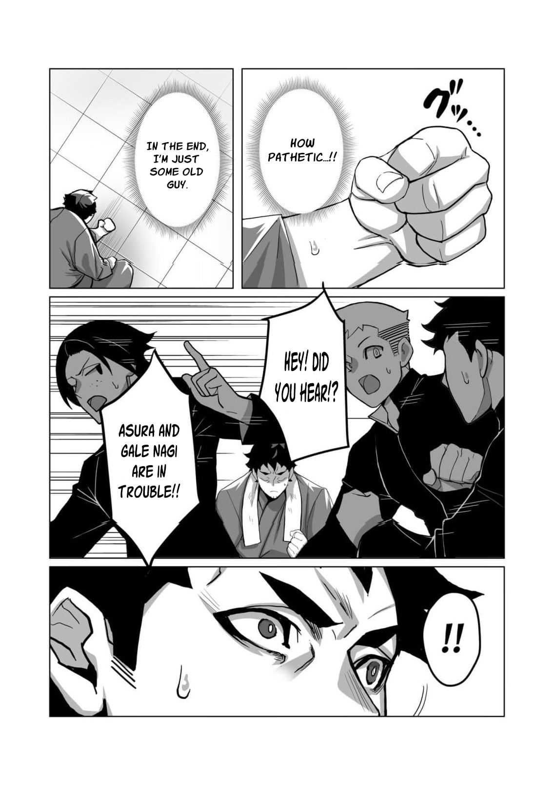 The Shadow Hero, an Old Man: In a World Where Superpowers Are Everything, a Powerless Old Man Is Doted On by His Beloved Disciple and Becomes a Hero from the Shadows Chapter 6 page 5 - 