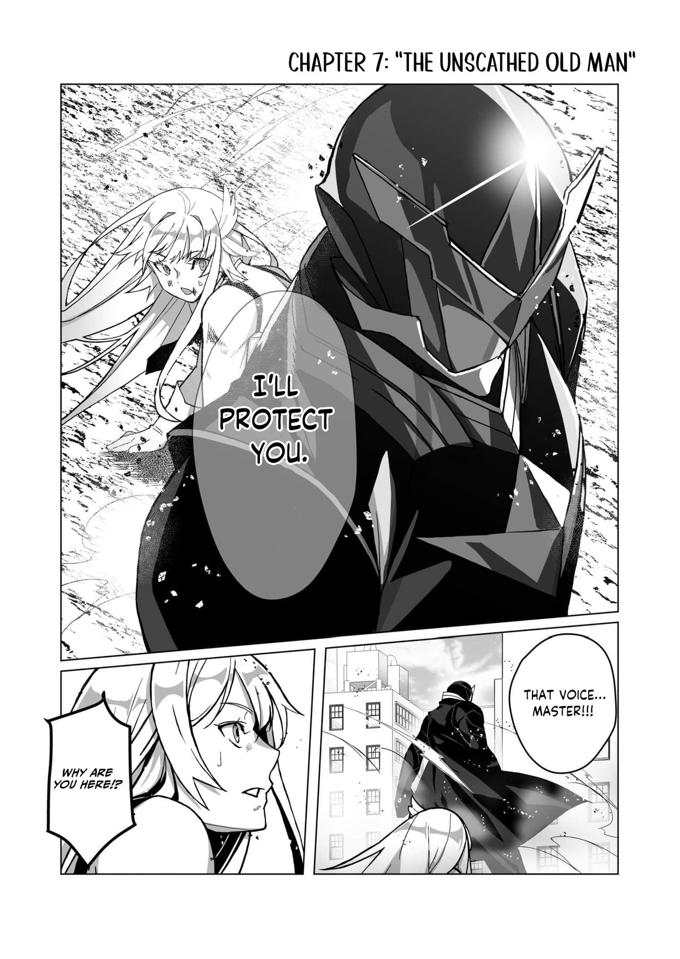 The Shadow Hero, an Old Man: In a World Where Superpowers Are Everything, a Powerless Old Man Is Doted On by His Beloved Disciple and Becomes a Hero from the Shadows Chapter 7 page 4 - 