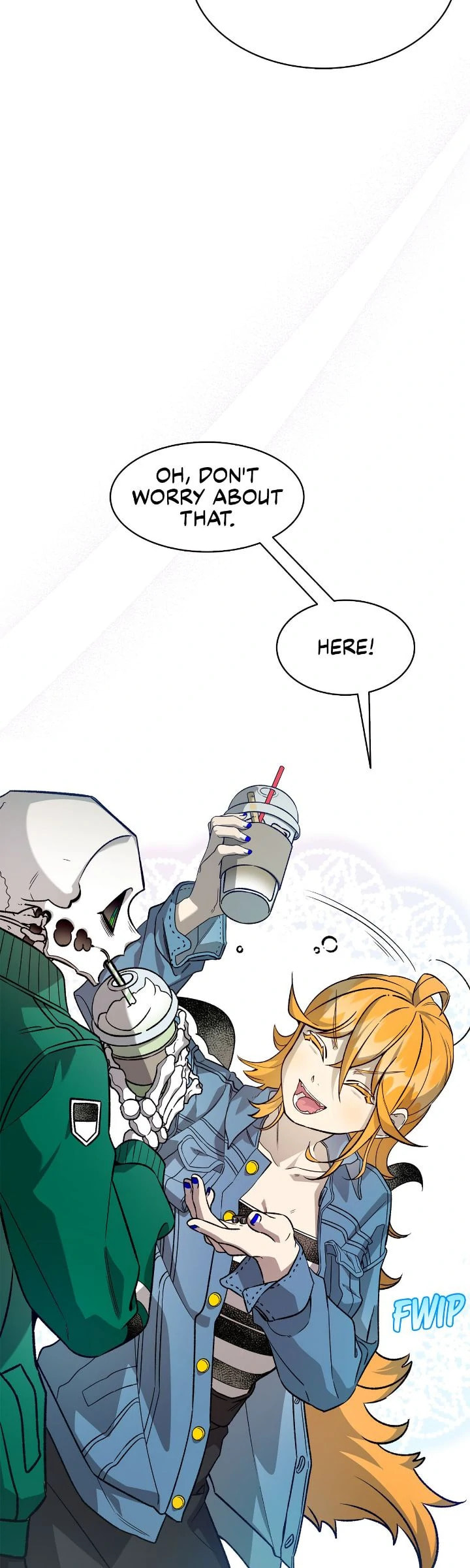 The Skeleton Becomes a Cat Dad Chapter 237 page 14 - 