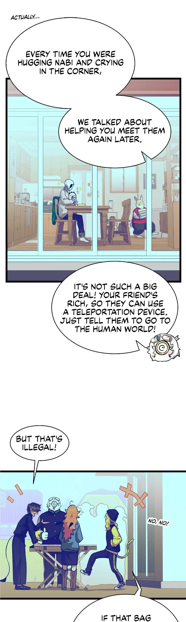 The Skeleton Becomes a Cat Dad Chapter 237 page 5 - 