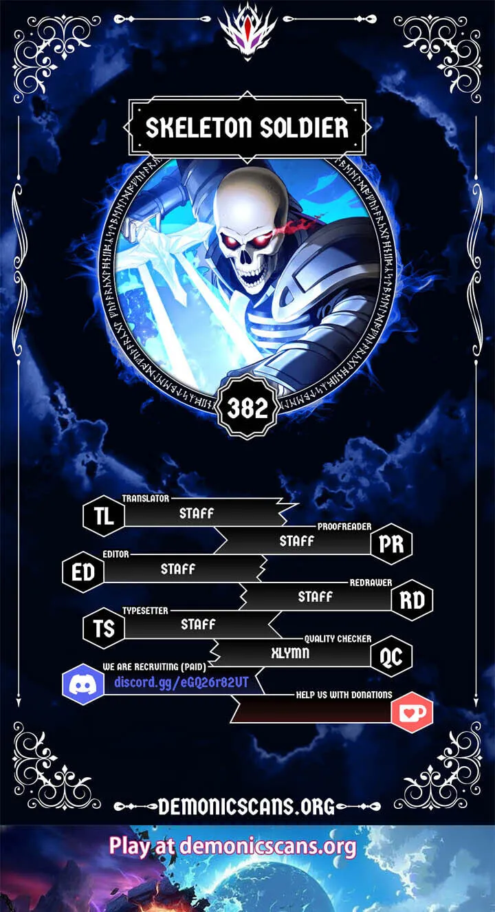 The Skeleton Soldier Failed To Defend The Dungeon Chapter 382 page 1 - 