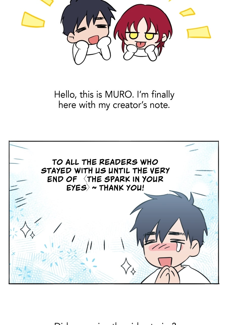 The Spark in Your Eyes Creator's Note page 2 - 