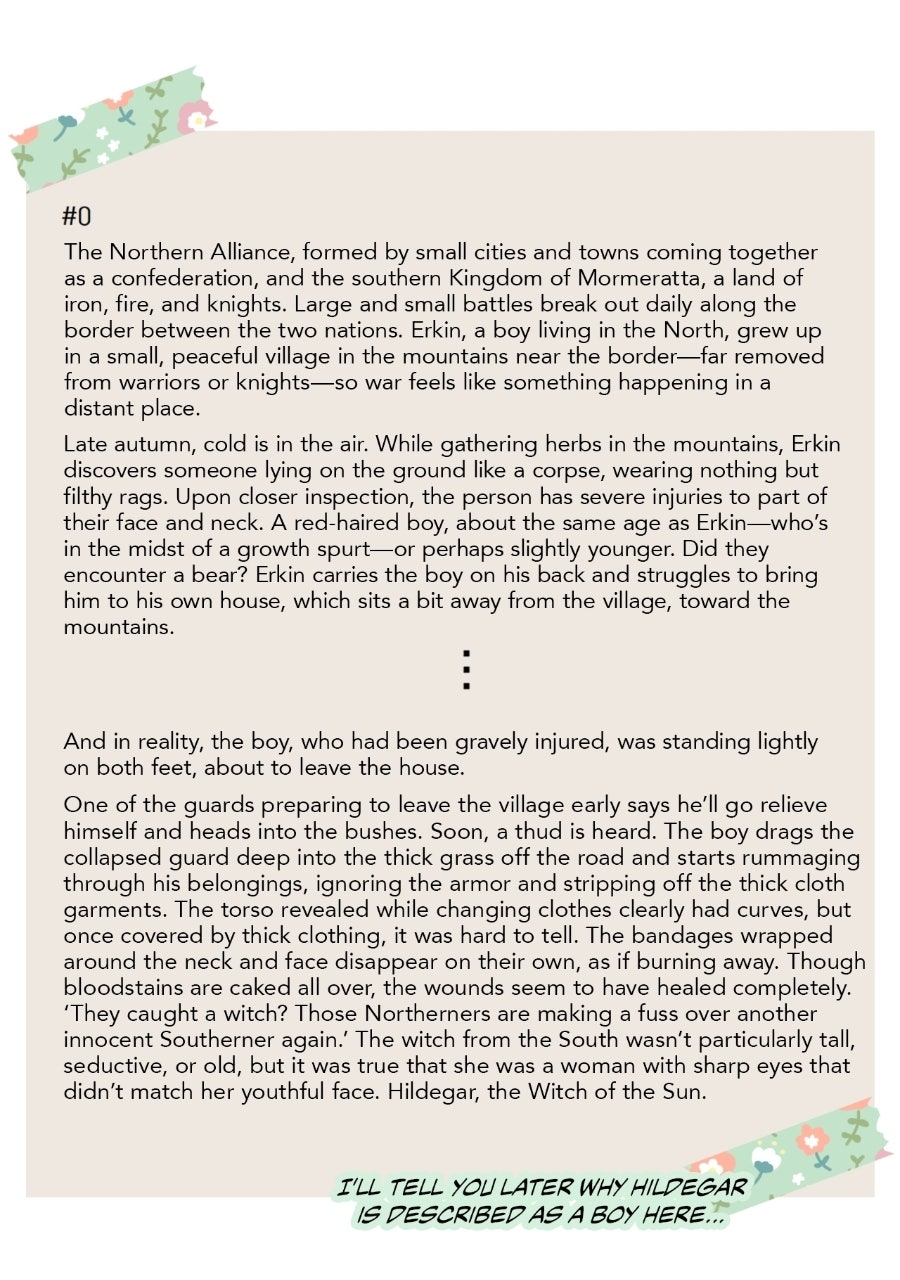 The Spark in Your Eyes Creator's Note page 11 - 