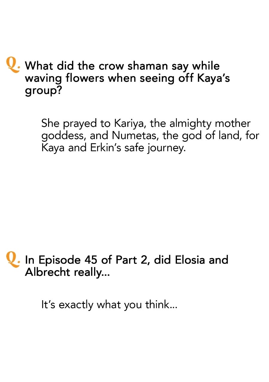 The Spark in Your Eyes Creator's Note page 103 - 