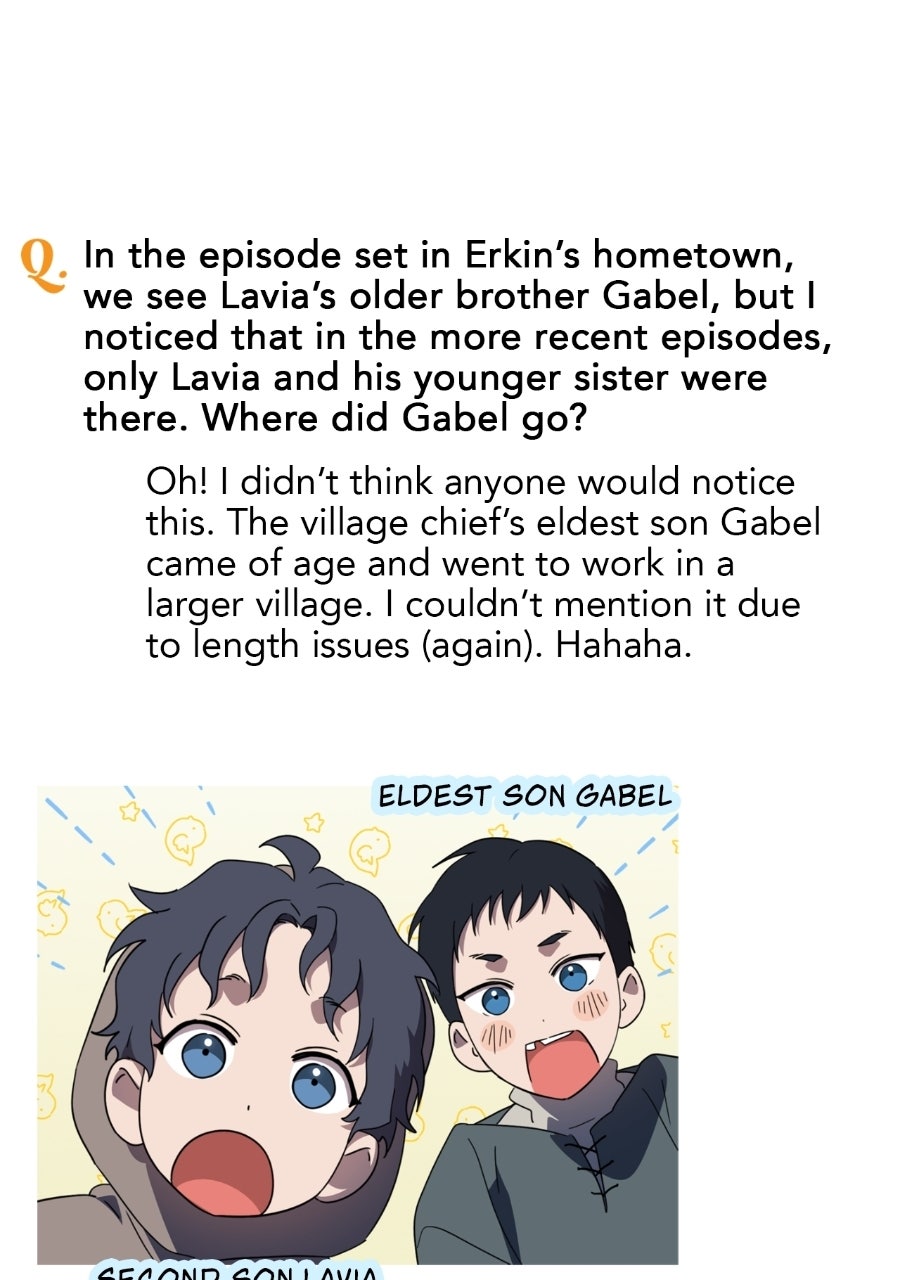 The Spark in Your Eyes Creator's Note page 118 - 