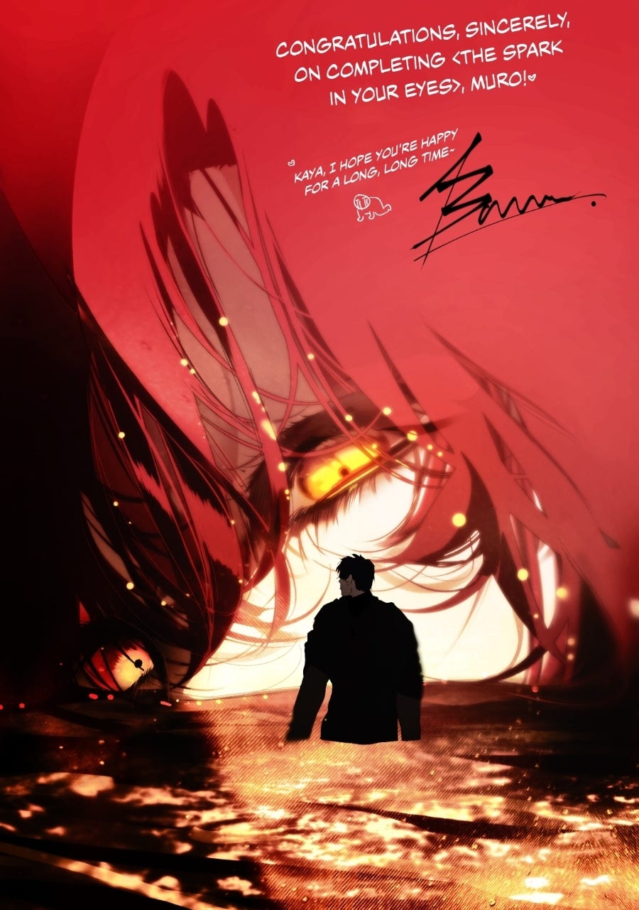 The Spark in Your Eyes Creator's Note page 148 - 