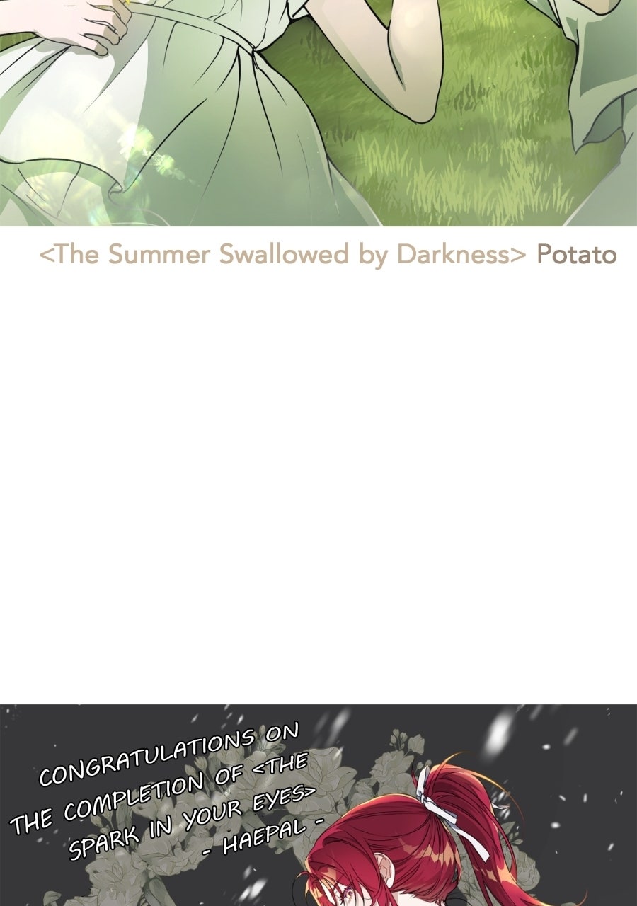 The Spark in Your Eyes Creator's Note page 171 - 