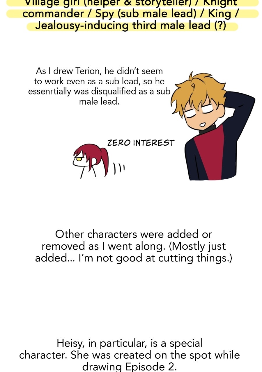 The Spark in Your Eyes Creator's Note page 19 - 