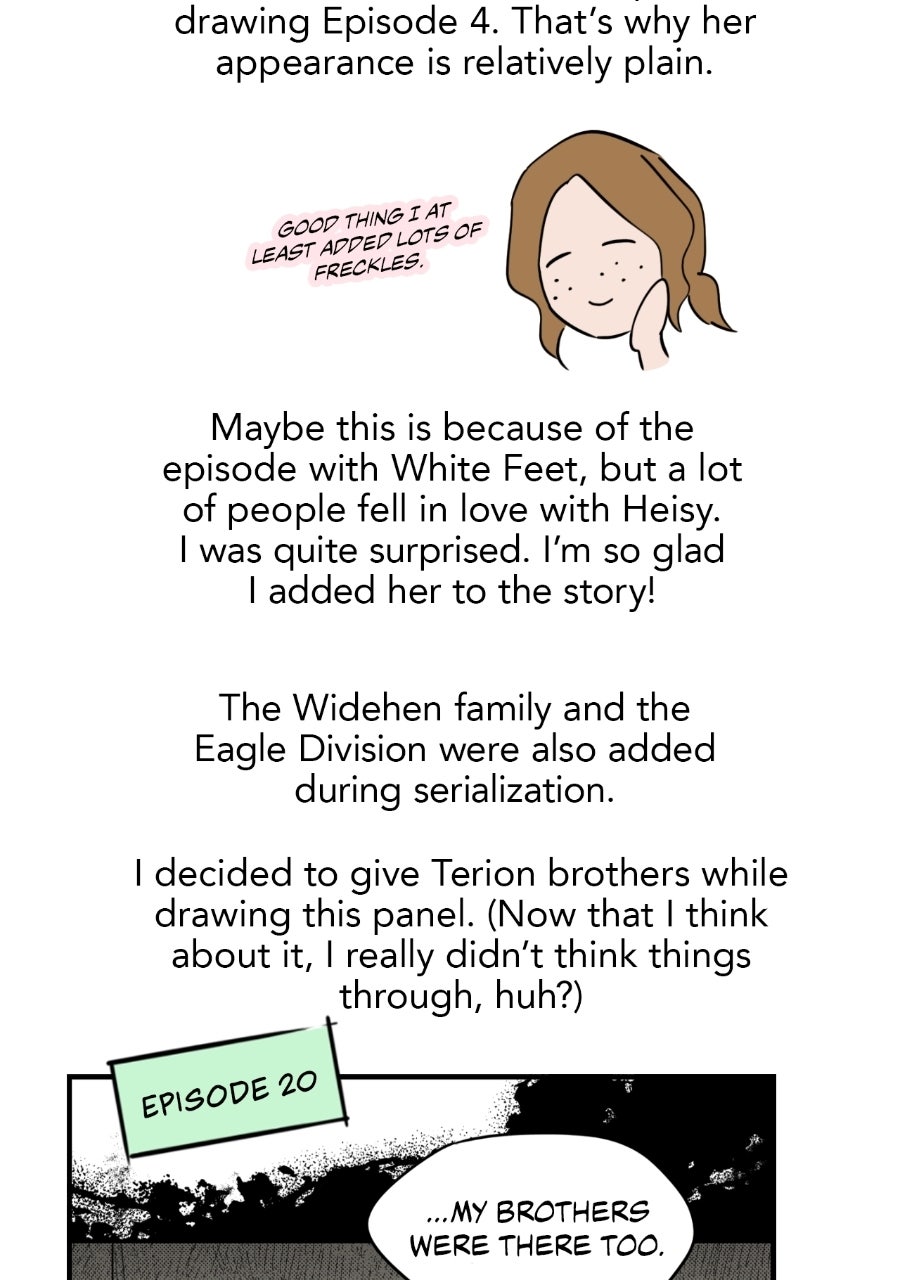 The Spark in Your Eyes Creator's Note page 21 - 