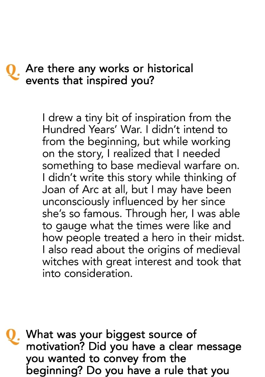 The Spark in Your Eyes Creator's Note page 51 - 