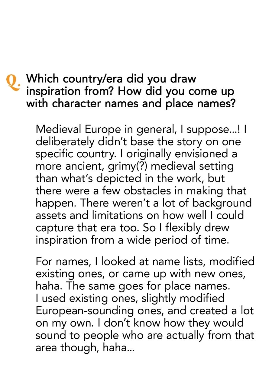 The Spark in Your Eyes Creator's Note page 54 - 