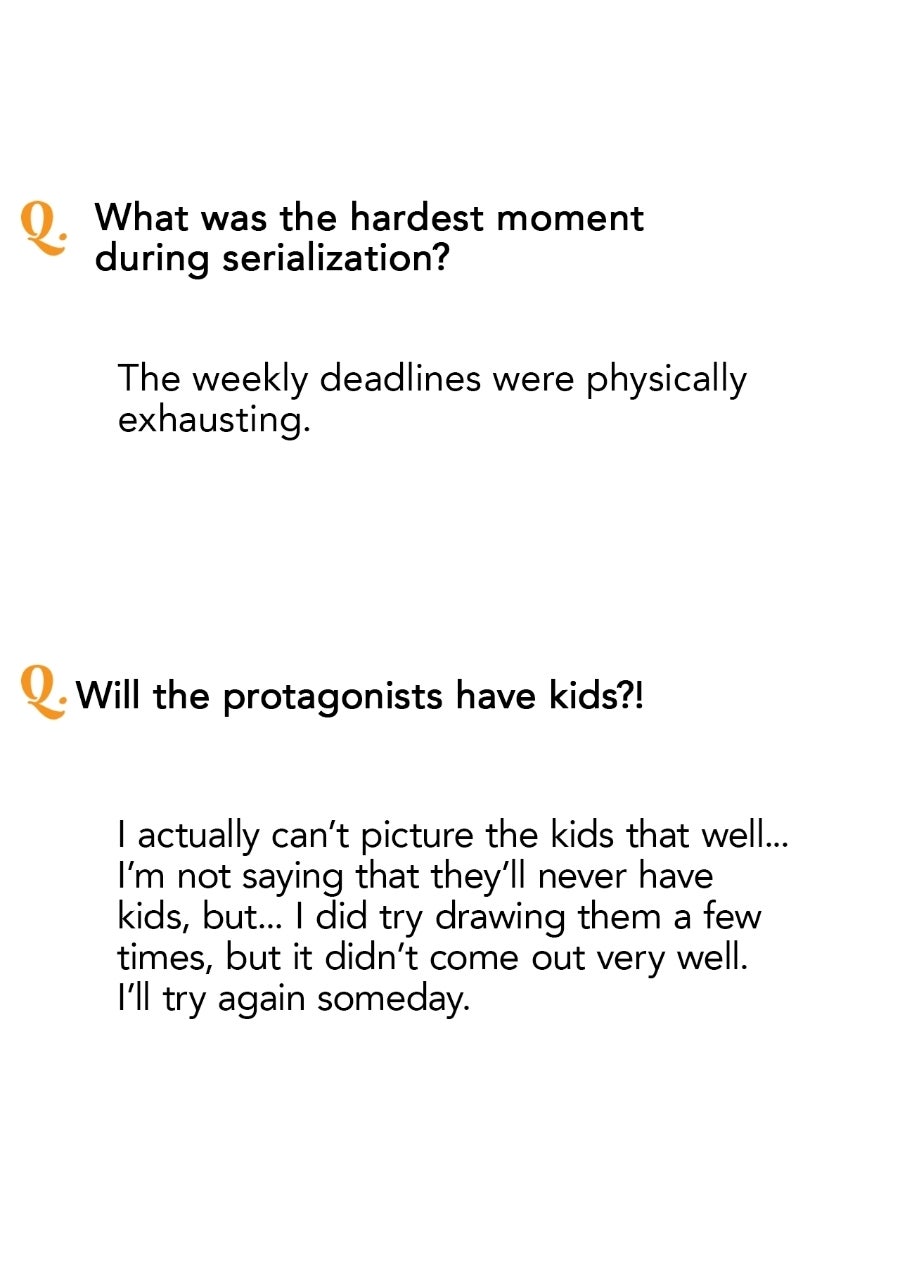 The Spark in Your Eyes Creator's Note page 55 - 