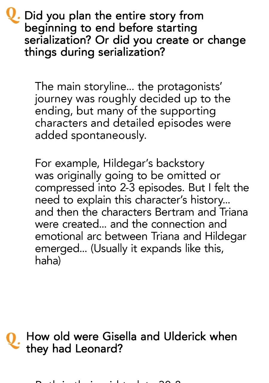 The Spark in Your Eyes Creator's Note page 56 - 