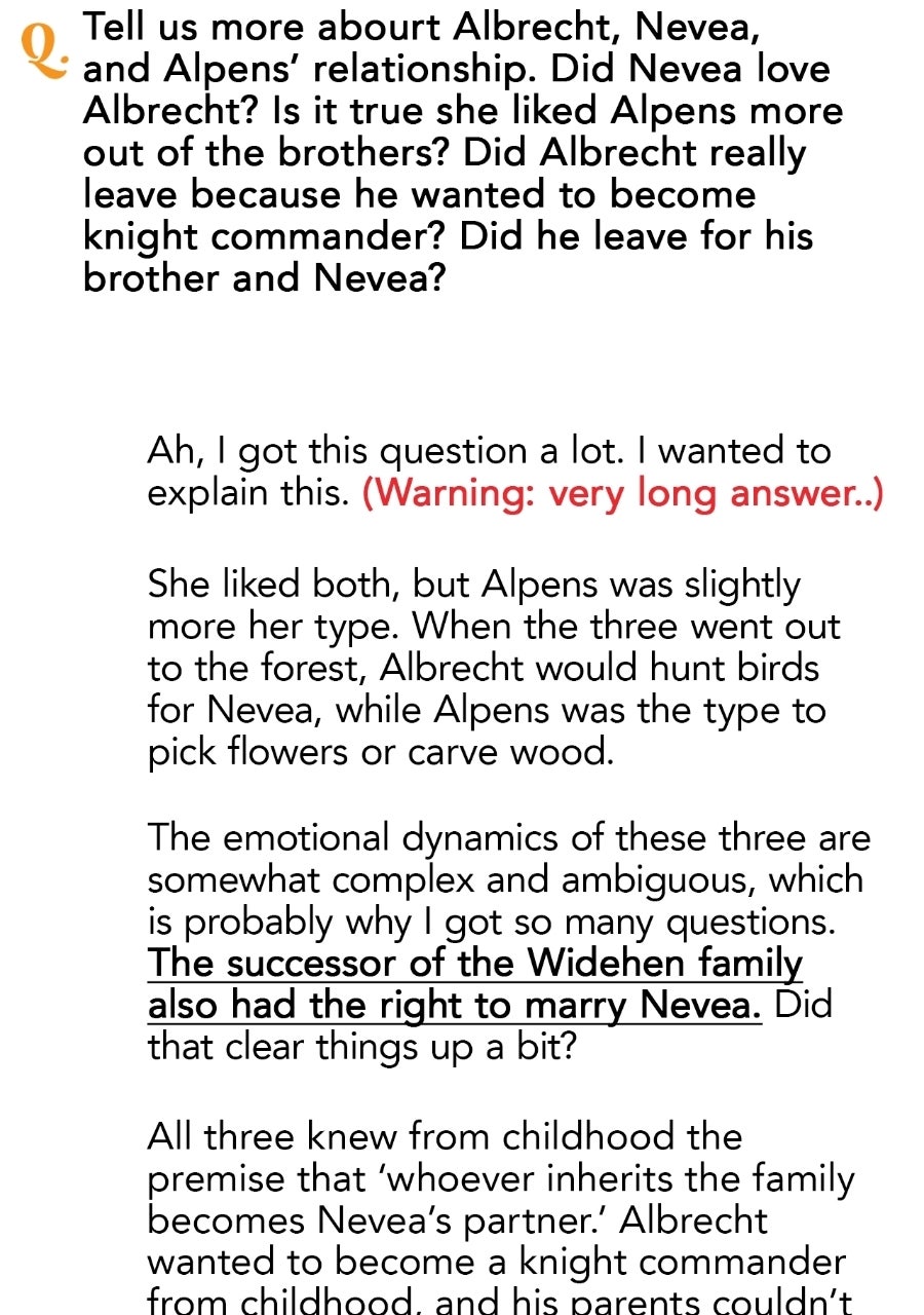 The Spark in Your Eyes Creator's Note page 65 - 