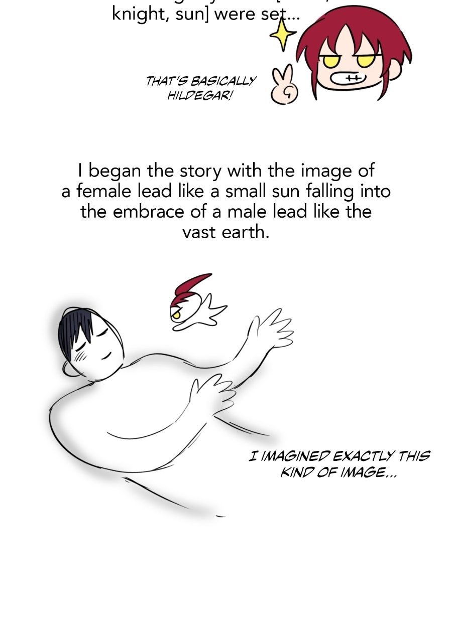 The Spark in Your Eyes Creator's Note page 9 - 