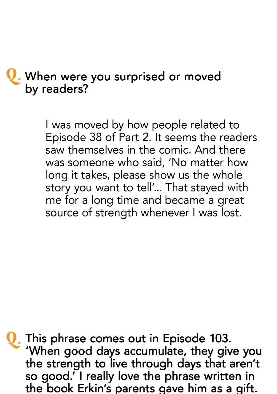 The Spark in Your Eyes Creator's Note page 81 - 