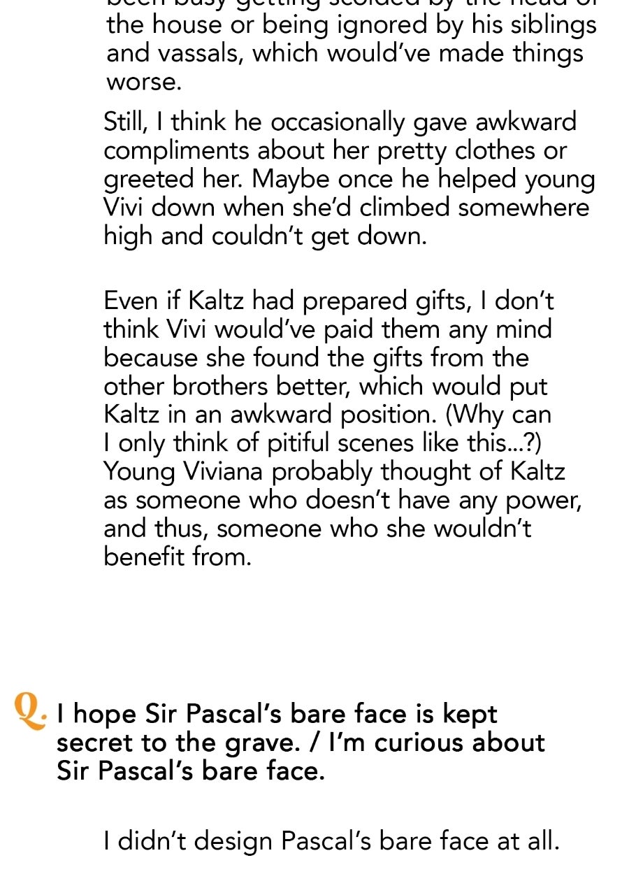 The Spark in Your Eyes Creator's Note page 85 - 