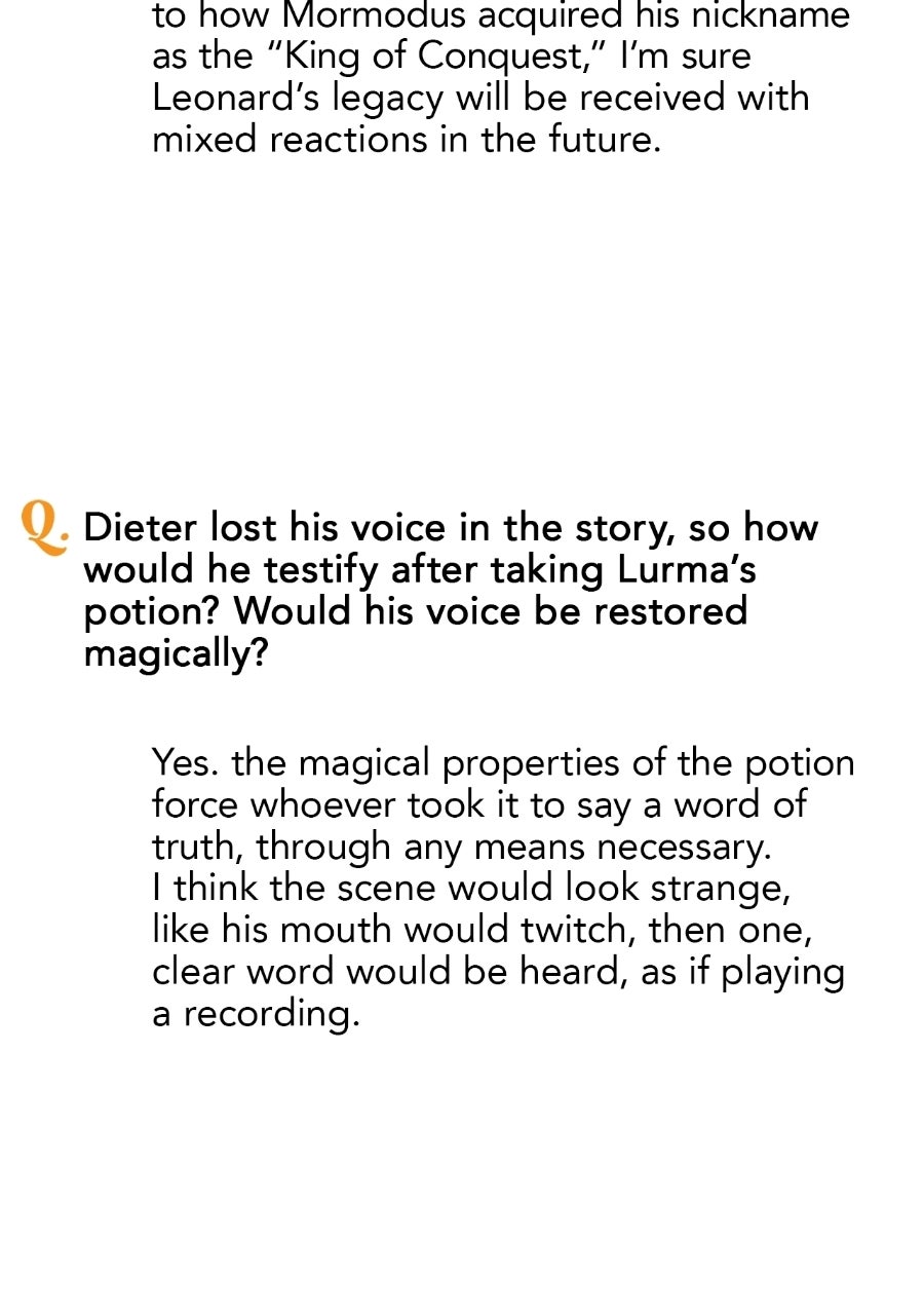 The Spark in Your Eyes Creator's Note page 87 - 